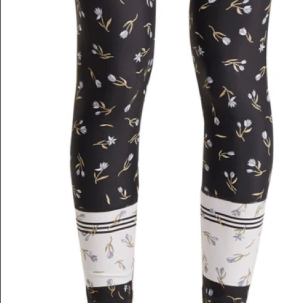 Upside floral legging S high rise
